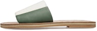 Buy (W) 발리 레더 슬라이드 (화이트 그린) 6303417