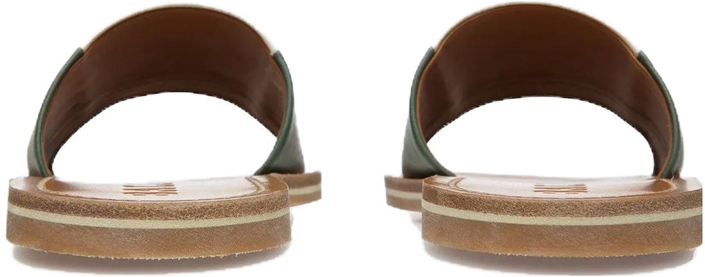 (W) 발리 레더 슬라이드 (화이트 그린) 6303417 Lookbook (W) 발리 레더 슬라이드 (화이트 그린) 6303417