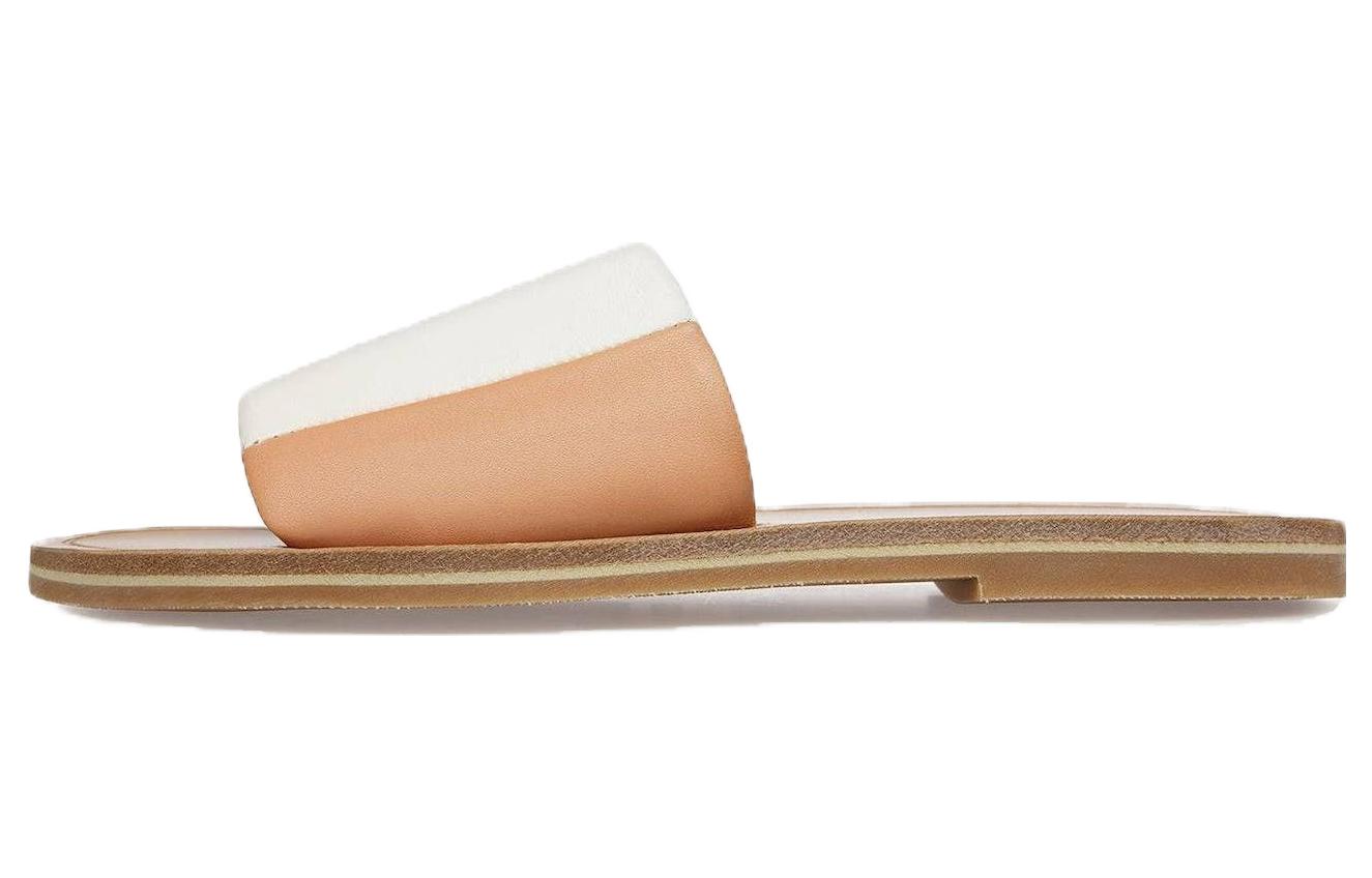 (W) BALLY Leather Slip-On 'White Orange'