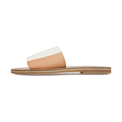 (W) BALLY Leather Slip-On 'White Orange'