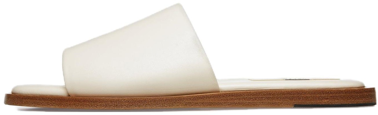 (Women) BALLY Leather Slip-On Flat 'Fashion Slide White' 6303410 Buy (Women) BALLY Leather Slip-On Flat 'Fashion Slide White' 6303410