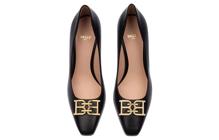 Lookbook (W) "BALLY Zapatos de Cuero con Tacón Stiletto 'Negro 8.5cm'" 6301722