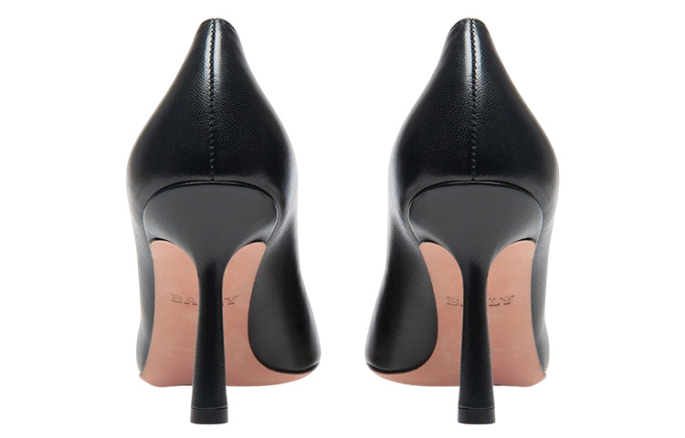 Shop (W) "BALLY Zapatos de Cuero con Tacón Stiletto 'Negro 8.5cm'" 6301722