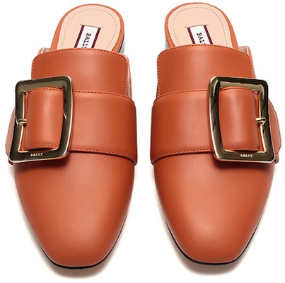 (W) BALLY Kulit Slip-On 'Oranye Merah' 6231234 Shop (W) BALLY Kulit Slip-On 'Oranye Merah' 6231234