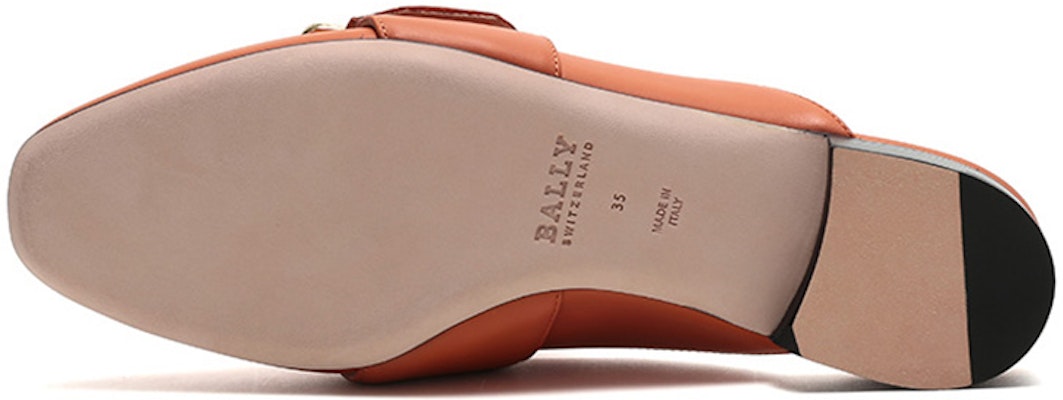 (W) BALLY Kulit Slip-On 'Oranye Merah' 6231234 Details for (W) BALLY Kulit Slip-On 'Oranye Merah' 6231234