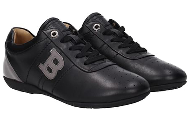 (W) BALLY Leather Sneaker 'Black' 圖 2