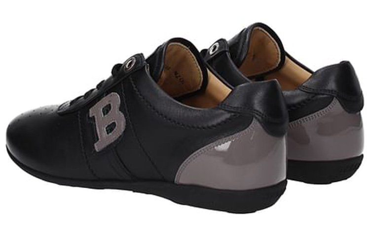 (W) BALLY Leather Sneaker 'Black' 圖 4