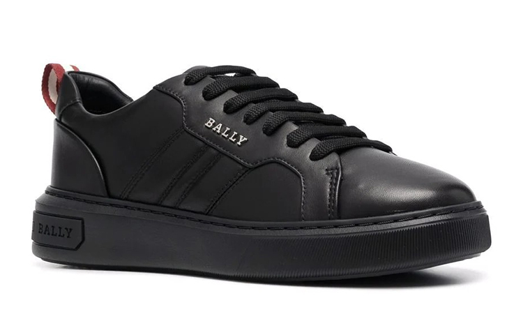 (W) BALLY Leather Sneaker 'Black Lace-Up' 圖 2