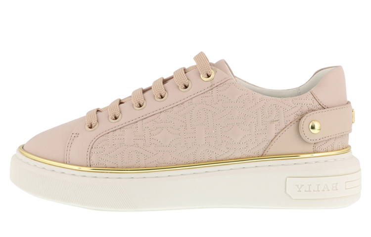 (W) BALLY Leather Sneaker 'Pink Fashion'