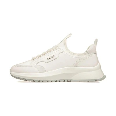 (W) BALLY Leather Sneaker 'White'
