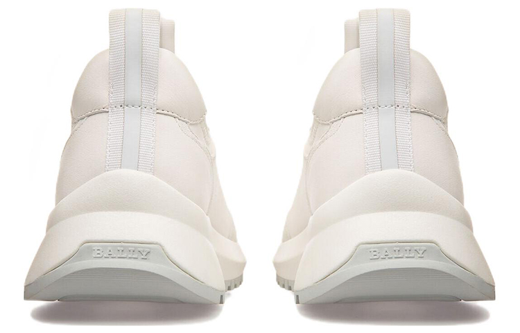 (W) BALLY Leather Sneaker 'White' 圖 3
