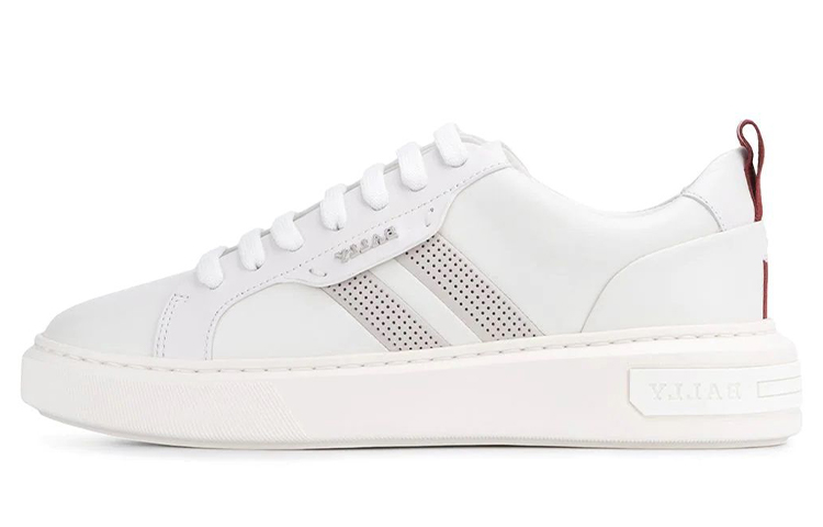 (W) BALLY Leather Sneaker 'White Fashion'