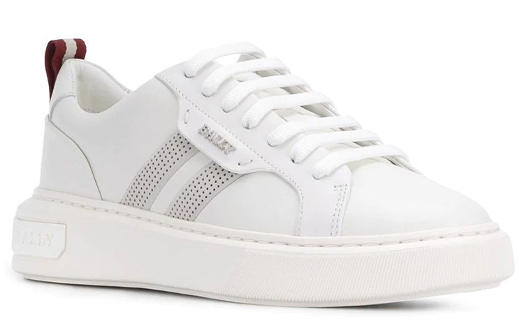(W) BALLY Leather Sneaker 'White Fashion' 圖 2