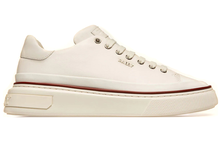 (W) BALLY Leather Sneaker 'White Fashion' 圖 2