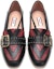 Shop (W) BALLY Kulit Bertumit Blok Bertabur 'Hitam Burgundy' 6231101