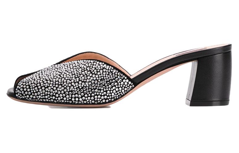 (W) BALLY Lift 'Silver Calfskin Sandals'