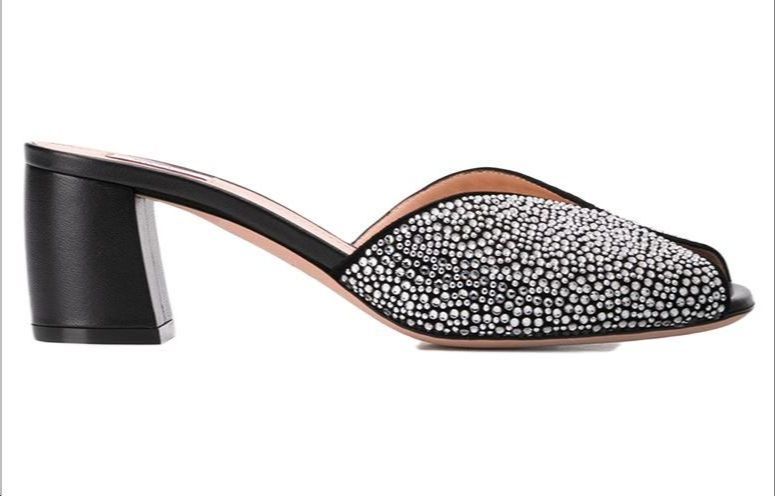 (W) BALLY Lift 'Silver Calfskin Sandals' 圖 2