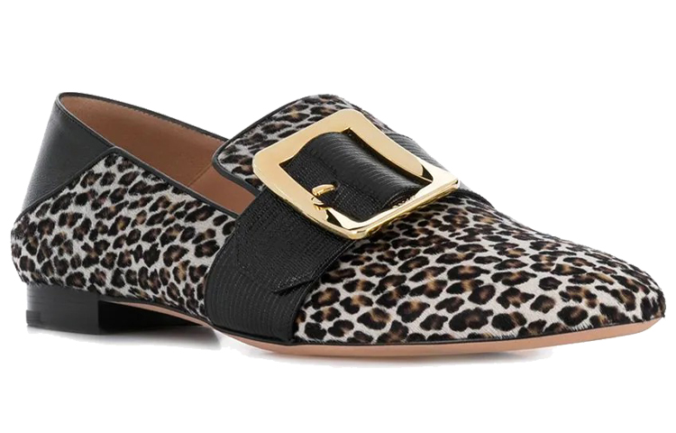 (W) BALLY Loafer 'Black and White Leopard' 圖 2