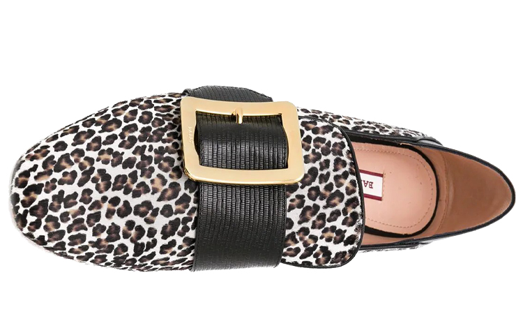 (W) BALLY Loafer 'Black and White Leopard' 圖 4