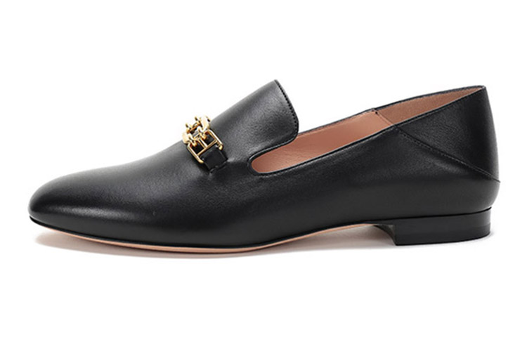 Buy (W) 발리 블랙 레더 로퍼 (Bally Black Leather Loafer) 6237848