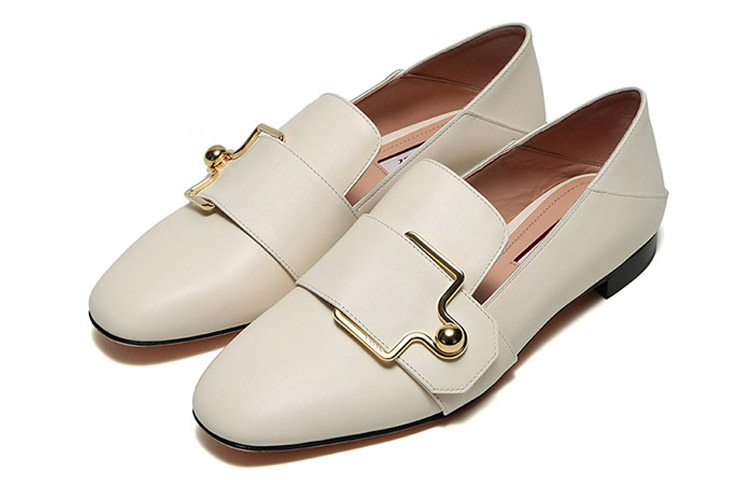 (W) BALLY Loafer 'Bone White with Metal Buckle' 圖 3