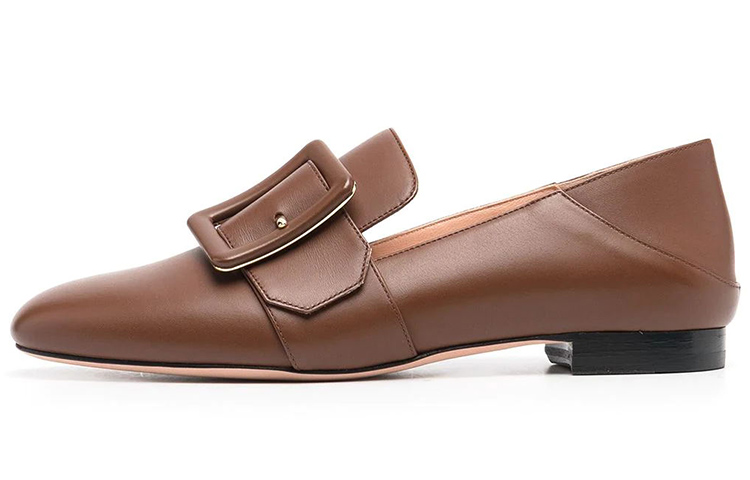 (W) BALLY Loafer 'Brown Buckle'
