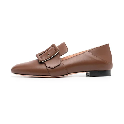 (W) BALLY Loafer 'Brown Buckle'