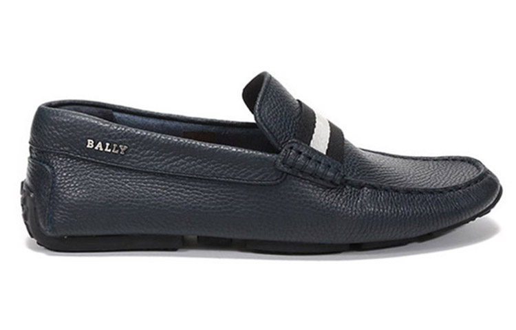 Order (W) 발리 네이비 가죽 로퍼 6234464