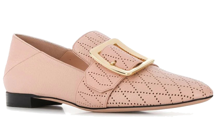 (W) BALLY Loafer 'Pink Embossed Buckle' 圖 2