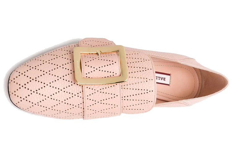(W) BALLY Loafer 'Pink Embossed Buckle' 圖 4