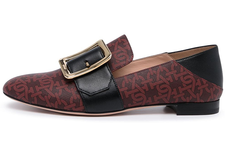 Buy BALLY 搭扣細節 時尚樂福平底鞋 女款 紅色