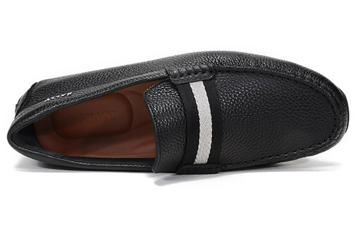 Purchase BALLY 皮質駕駛簡約休閒樂福鞋 黑色