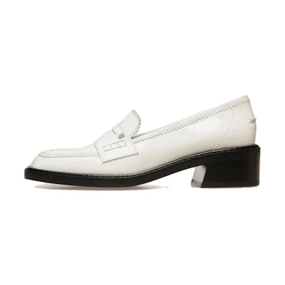 (W) BALLY Loafer Low 'Patent White'