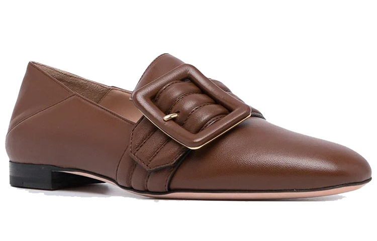 (W) BALLY Loafer with Buckle Detail 'Brown' 圖 2
