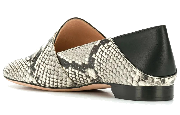 (W) BALLY Loafers 'Snake Effect Black and Brown' 圖 3