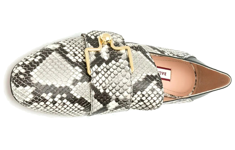(W) BALLY Loafers 'Snake Effect Black and Brown' 圖 4