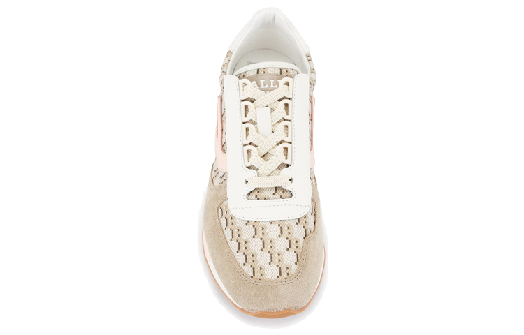 (W) BALLY Logo Print 'Fashion Versatile Low-Top Pink' 圖 4