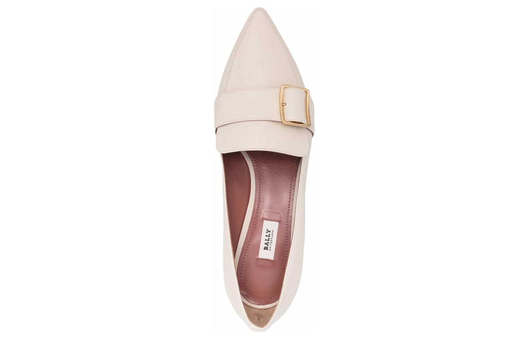 Shop (W) BALLY 低跟鞋 '米色' 6223783