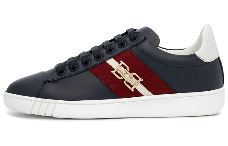 (Women) BALLY Low-Top Casual Leather Sneakers 'Blue' 6237830