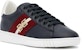 (W) BALLY Sneaker Kulit Kasual Rendah-Atas 'Biru' 6237830