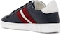 (W) BALLY Sneaker Kulit Kasual Rendah-Atas 'Biru' 6237830