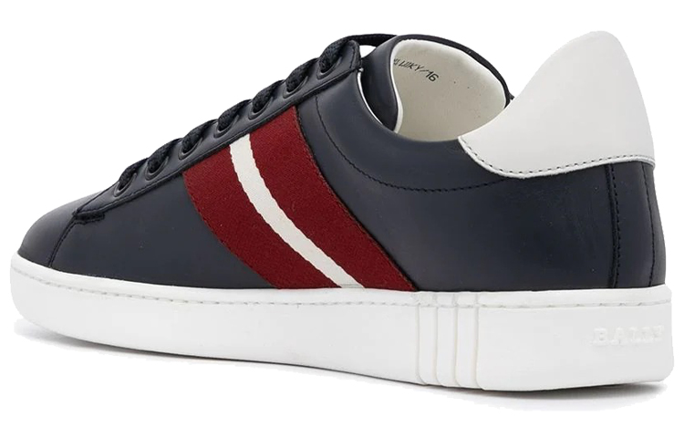 Lookbook (W) BALLY 蓝色低帮休闲皮革运动鞋 6237830