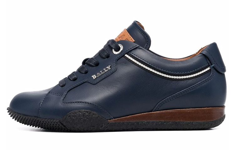 (W) BALLY Low-Top Lace-Up Sneaker 'Deep Blue'
