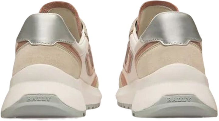 (W) BALLY Sepatu Sneakers Kulit Low-Top 'Abu Putih Pink' 6300130 Lookbook (W) BALLY Sepatu Sneakers Kulit Low-Top 'Abu Putih Pink' 6300130