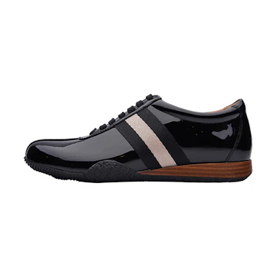 (W) BALLY Low-Top Patent Leather 'Black'