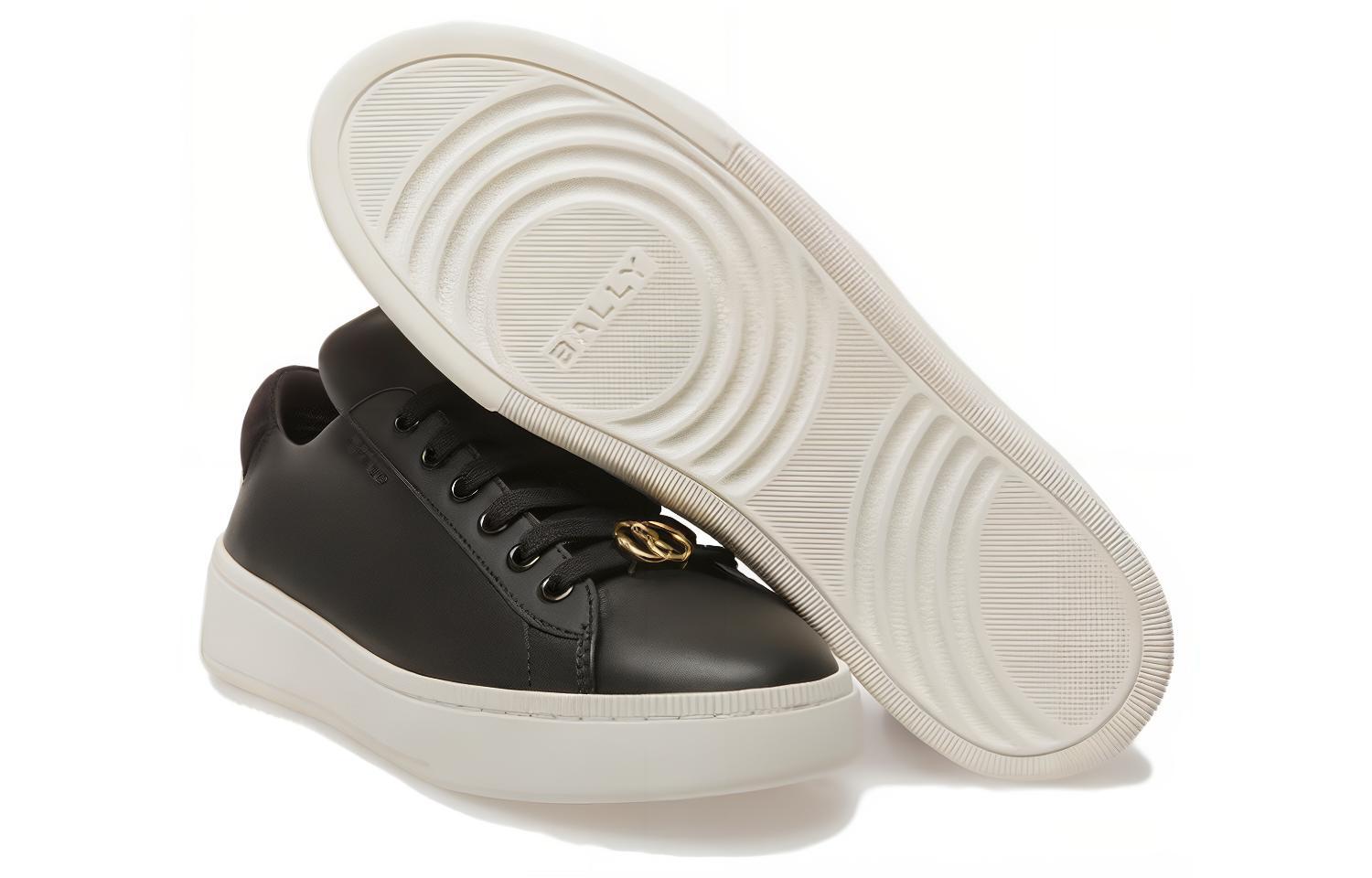 Shop (W) BALLY Zapatillas Bajas 'Negro Blanco' 6304597