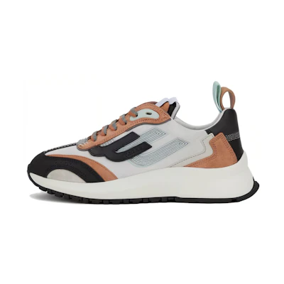 (W) BALLY Low Top 'White Brown Black'