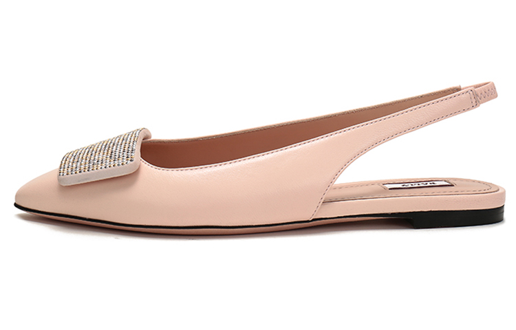 (W) BALLY Low-Top Lambskin Sandals 'Pink Casual'