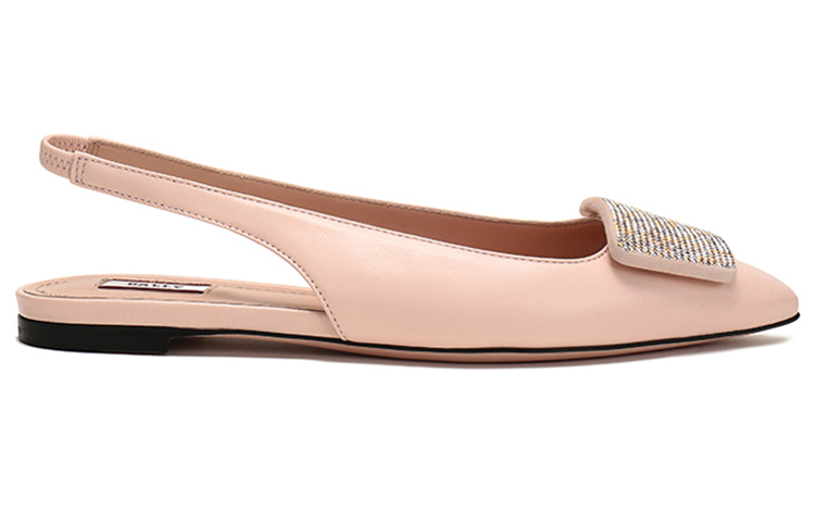 (W) BALLY Low-Top Lambskin Sandals 'Pink Casual' 圖 2