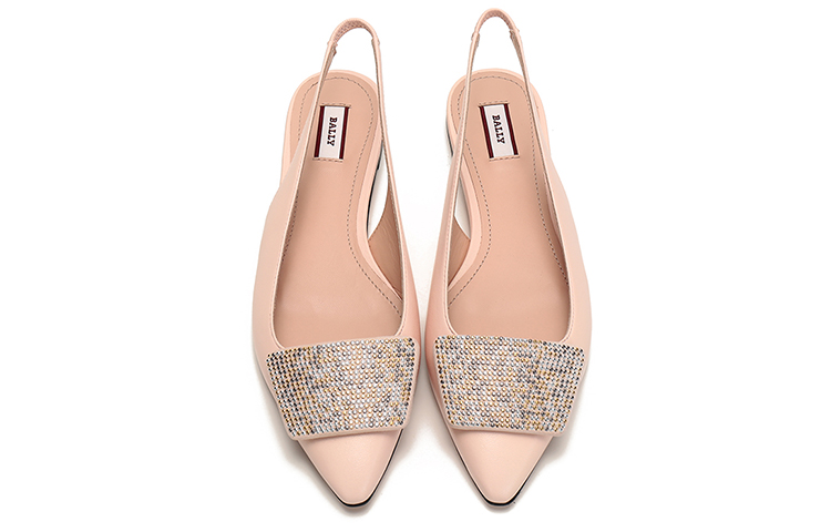 (W) BALLY Low-Top Lambskin Sandals 'Pink Casual' 圖 4